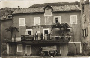 Le village de Sainte Enimie à l'époque