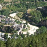 Sainte Enimie vu de haut