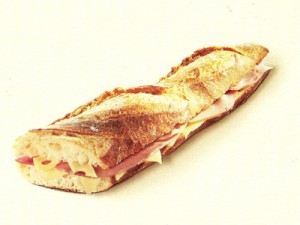 Sandwich jambon beurre